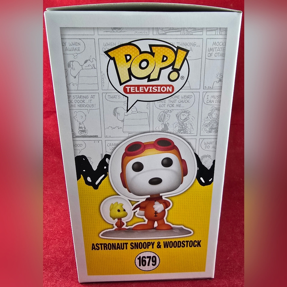 Astronaut Snoopy & Woodstock funko # 1679 (nib) With Pop Protector - Picture 6 of 7